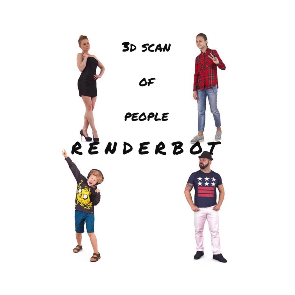 Free 3D scans of people from Renderbot